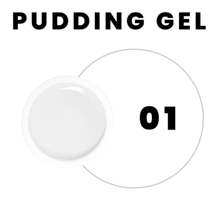 Pudding Gel 01 Blanc pour Manucure Facile de Princess Paris