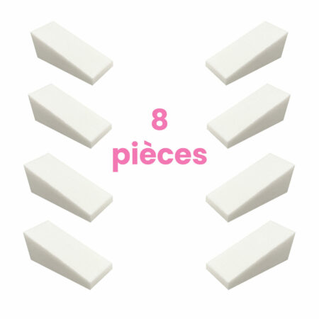 Lot de 8 Éponges Dégradés pour Vernis à Ongles de Princess Paris