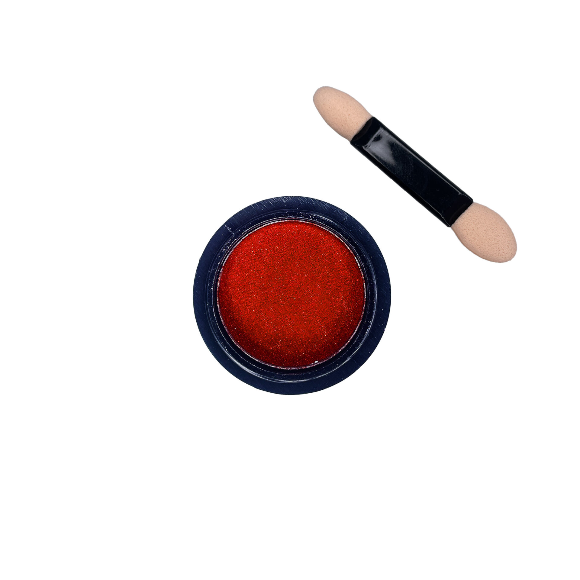 Poudre Chromée Rouge pour Effet Miroir en Manucure de Princess Paris