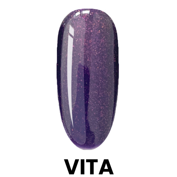 Vernis Semi Permanent VITA 240 Violet Irisé 12mL de Princess Paris