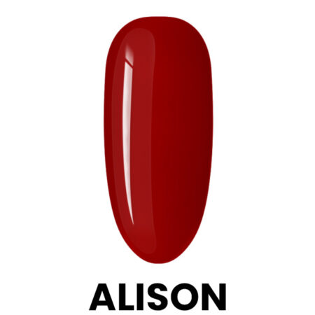 Vernis Semi Permanent ALISON 009 en Rouge Laqué de Princess Paris