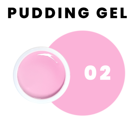 Pudding Gel 02 Rose pour Manucure Facile de Princess Paris 6g