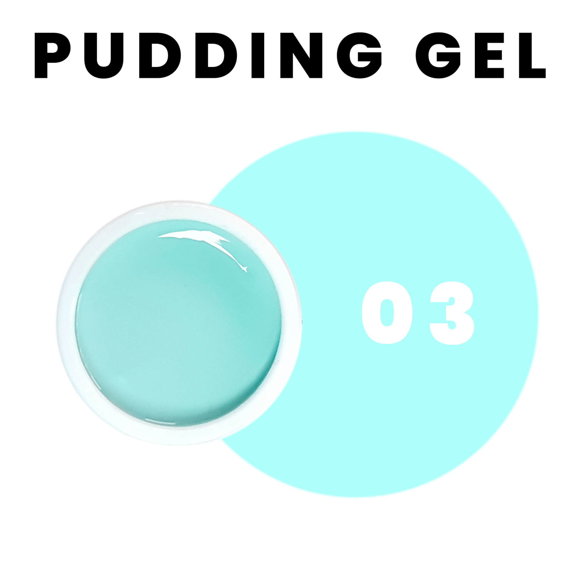 Pudding Gel 03 Bleu Clair 6g de Princess Paris
