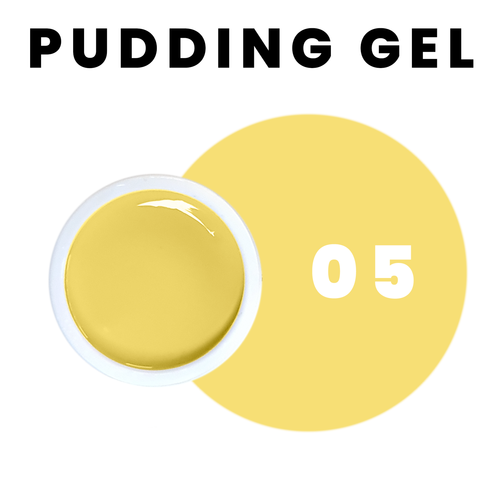 Pudding Gel 05 Jaune Facile à Utiliser de Princess Paris 6g