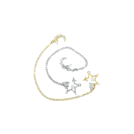 Bijou Étoile et Petite Lune pendante