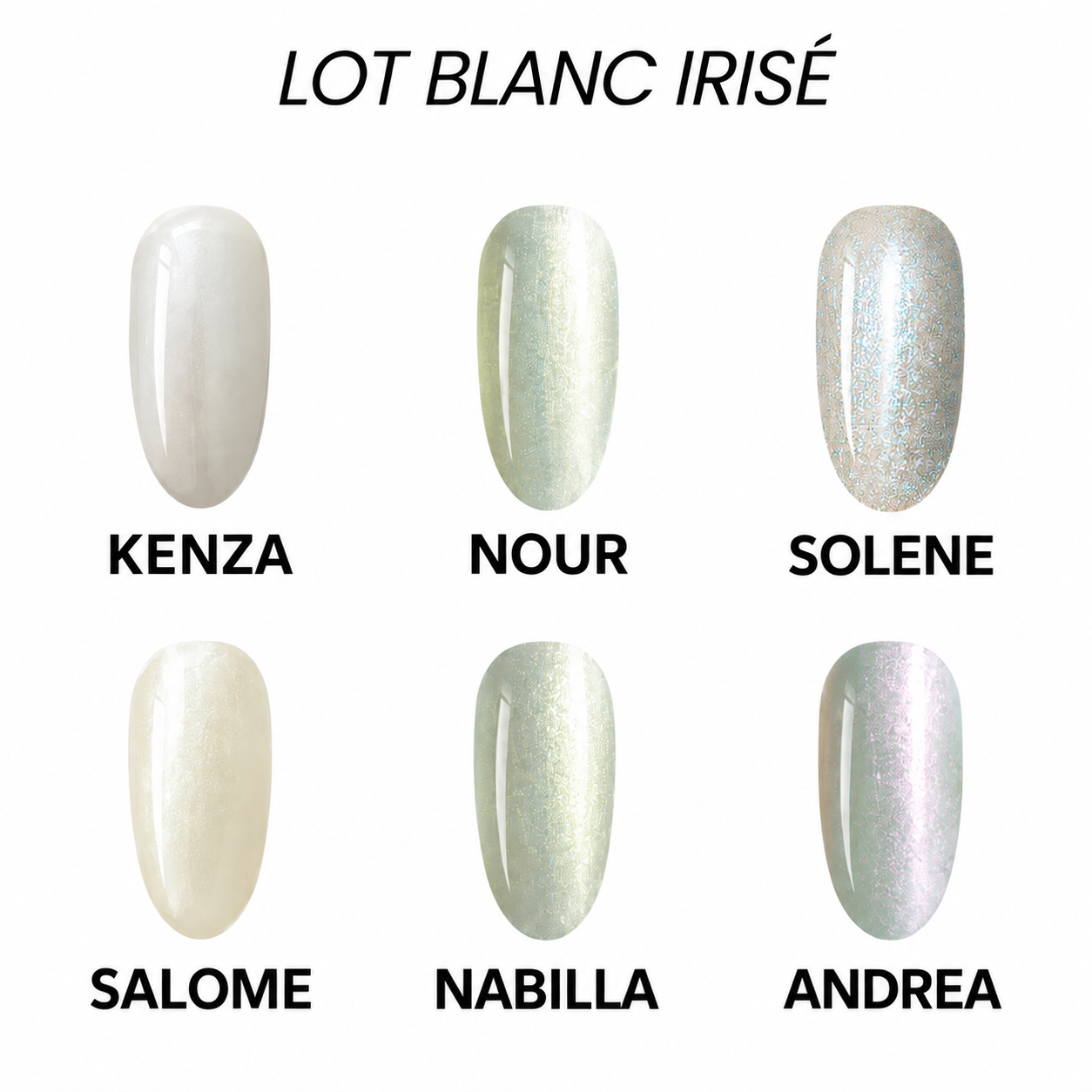LOT BLANC IRISE