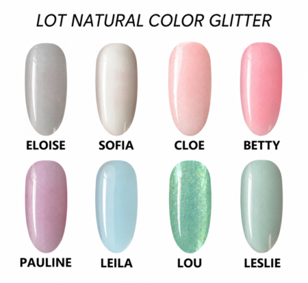 Lot Natural Color Glitter